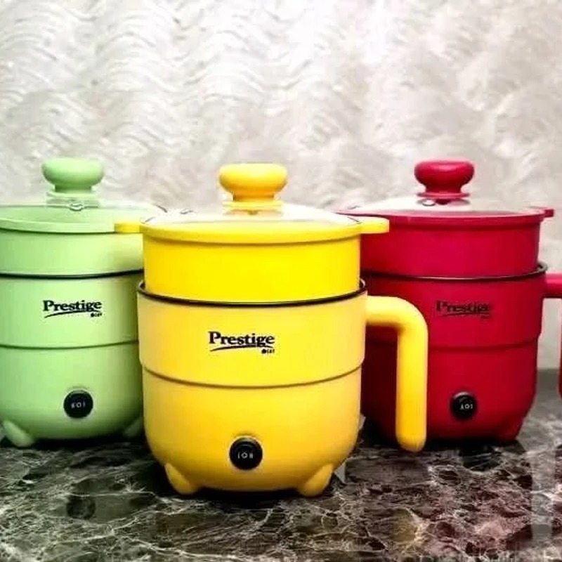 Prestige Rice Coocker Mini Rice Cooker Automatic Warm Function with steamer Mini Electric Ricecooker - Image 2